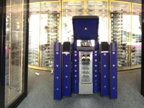 Luxury wine cellar at Cannes Collection 